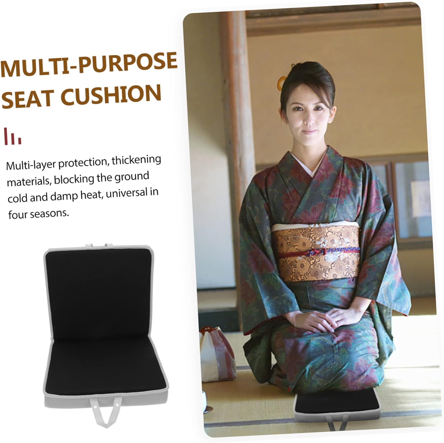 Yoga Kneeling Pad Cushion Multi-functional Elbow Guard Mat for Comfortable Support during and Yoga Sessions Premium Quality Material Accents