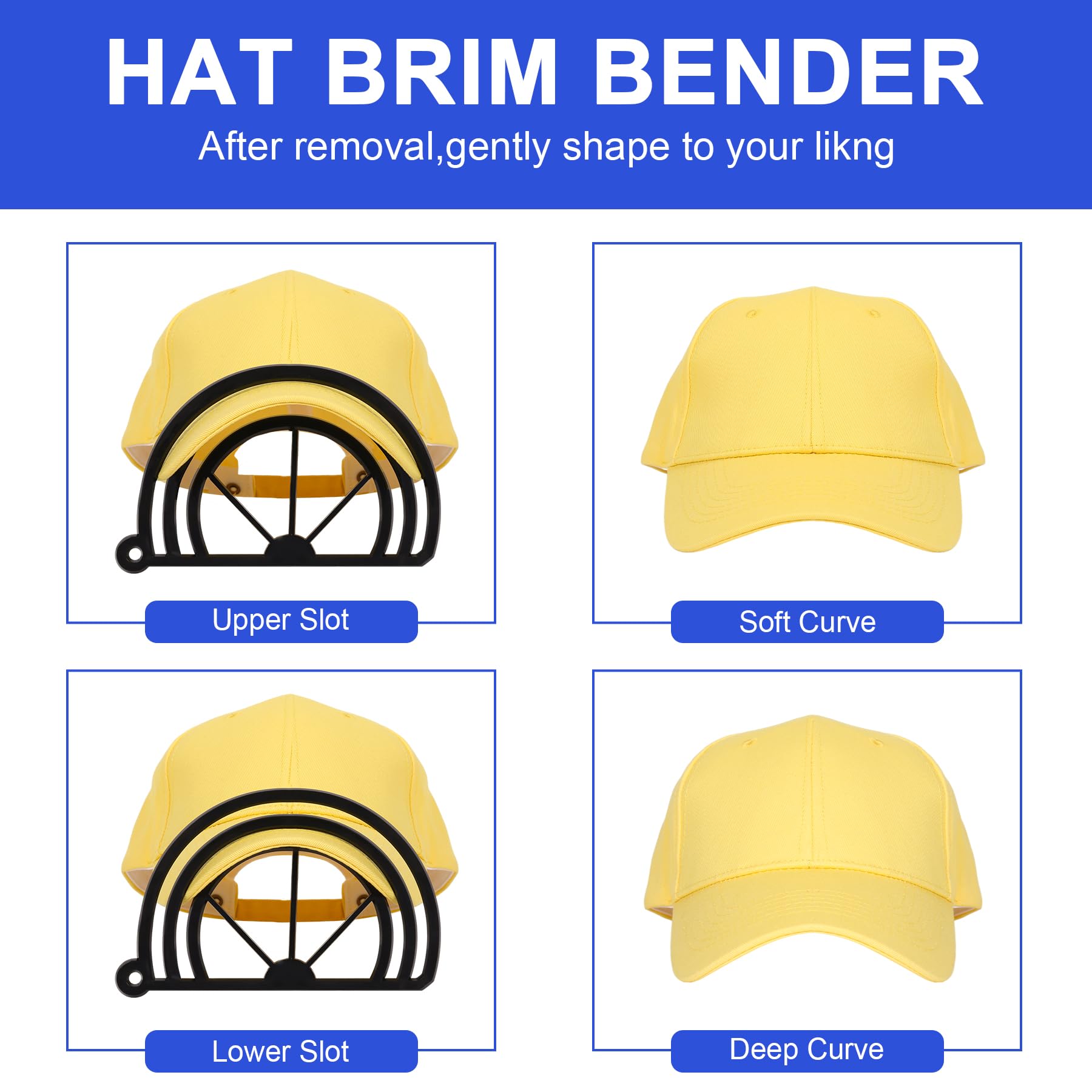 khanka Bolsa de Transporte rígida Compatible con Gorras de béisbol. Este Organizador Puede Proteger hasta 8 Sombreros