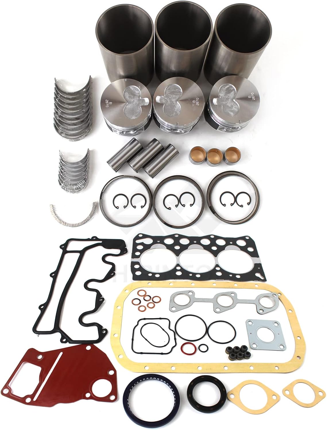 3LD1 Overhaul Rebuild Kit STD Φ83mm for Isuzu Engine Sumitomo SH30 Hitachi EX29UE EX30U EX32UE EX35U EX36UE Hanix H26B H29A H30A IHI 35NX 35J 35N 38UJ Nagano NS25 NS30 NS35 Excavator