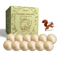 Deer Repellent Balls for Garden, Plants & Trees - Outdoor Deer Deterrent | Deer Repellent for Plants with Plant Oils, Safe for Pets and Children, Long-Lasting 30-60 Days Protection 12 Pack