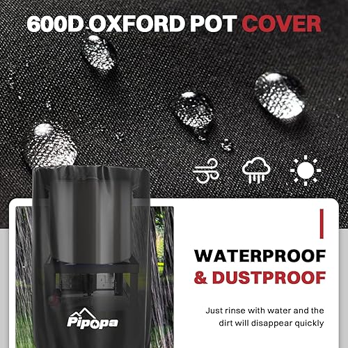 Miniatura 7 de 100QT Caldera de cangrejos  Kit de ebullición de mariscos  Cubierta a prueba de polvo y escumador de 16" incluido  Quemador de propano de 110,000BTU