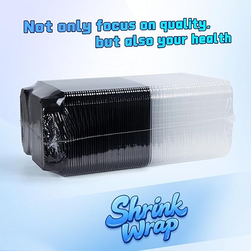 Miniatura 89 de YANGRUI Recipientes de plástico de 6 pulgadas, 17 onzas, paquete de 55 unidades – tapa reutilizable Crystal View anti niebla sin BPA PP Clamshell