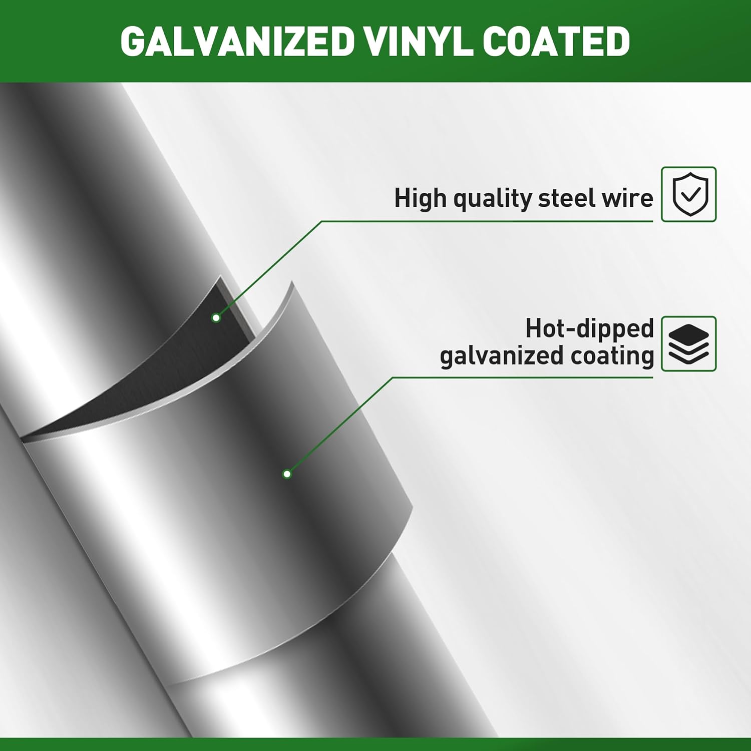 Rengue Hardware Cloth 1/4 Inch 48 in x 100 ft 23 Gauge, Hot Dip Galvanized Wire Mesh Rolls Welded Chicken Wire Fencing for Poultry Netting Cage Wire Fence, Silver