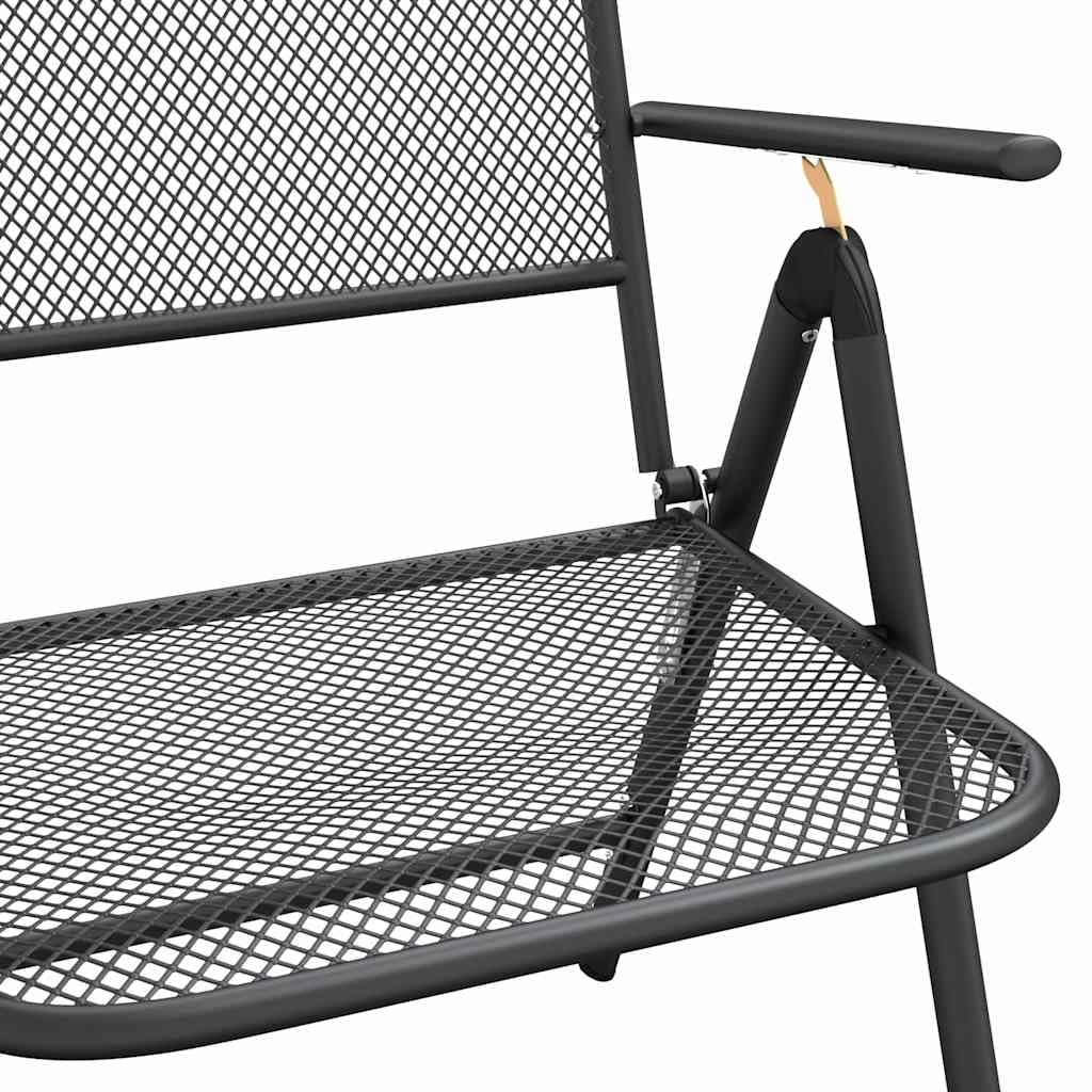 Set da pranzo da giardino, 3 pezzi, con tavolo e sedie