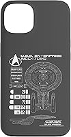 Vista 7 de Star Trek: The Next Generation U.S.S. Enterprise NCC-1701-0 Case for iPhone 17