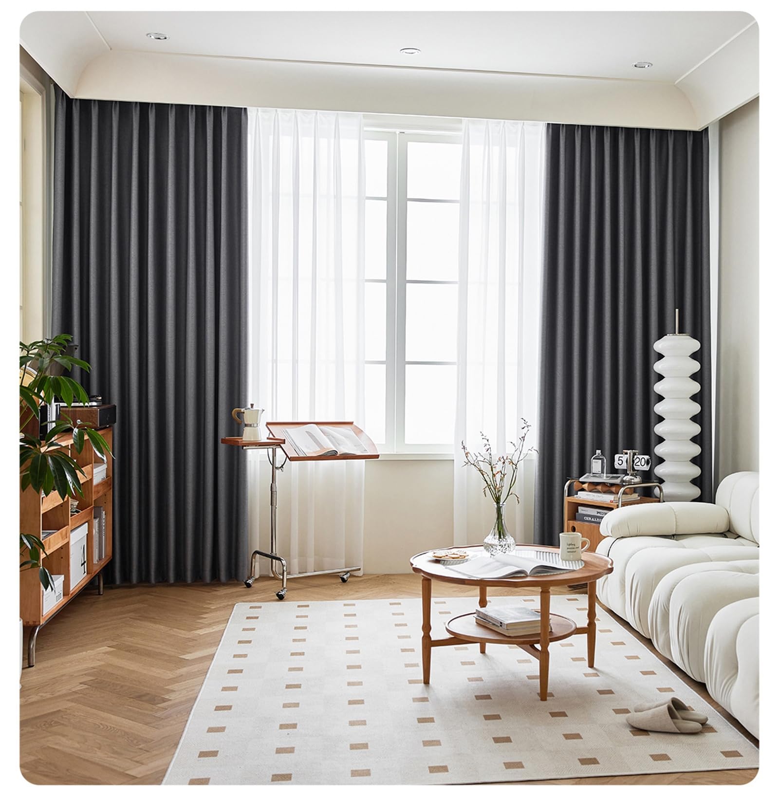 Rideau chambre occultant pour créer une ambiance cocooning et tamisée