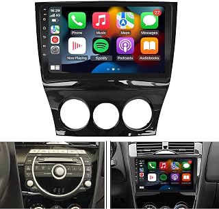 for Mazda-RX8-2009-2011 Radio,Built-in Carplay&Android Auto 1G RAM 32G ROM GPS Navigation Bluetooth EZoneTronics