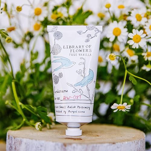 Vista 24 de Library of Flowers Handcreme - Crema de manos perfumada para mujeres, loción hidratante de manos para manos secas, manteca de karité y manteca