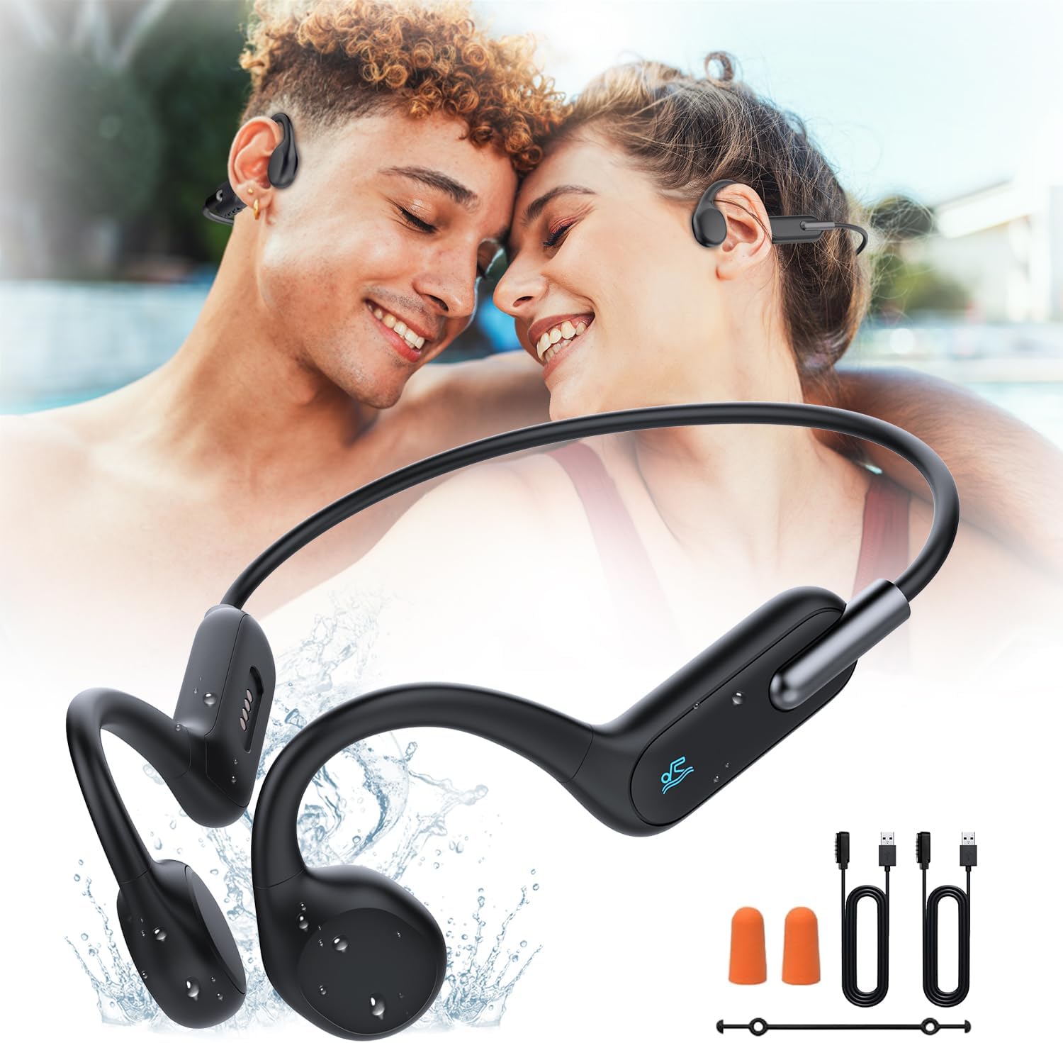 Waterproof Bone Conduction Headphones with MP3 Kuwait Ubuy