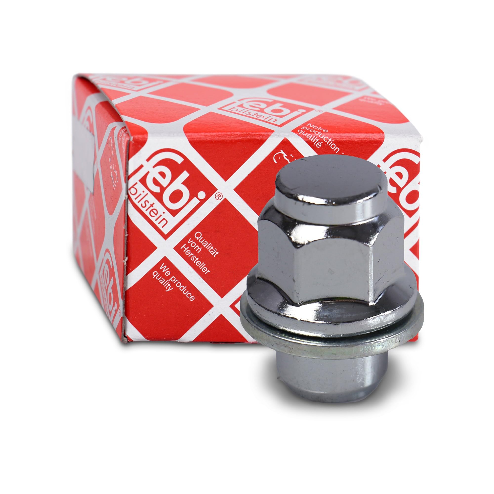 febi bilstein 46663 nakrętka koła do felg z lekkiego metalu, z niewymacalną szybą