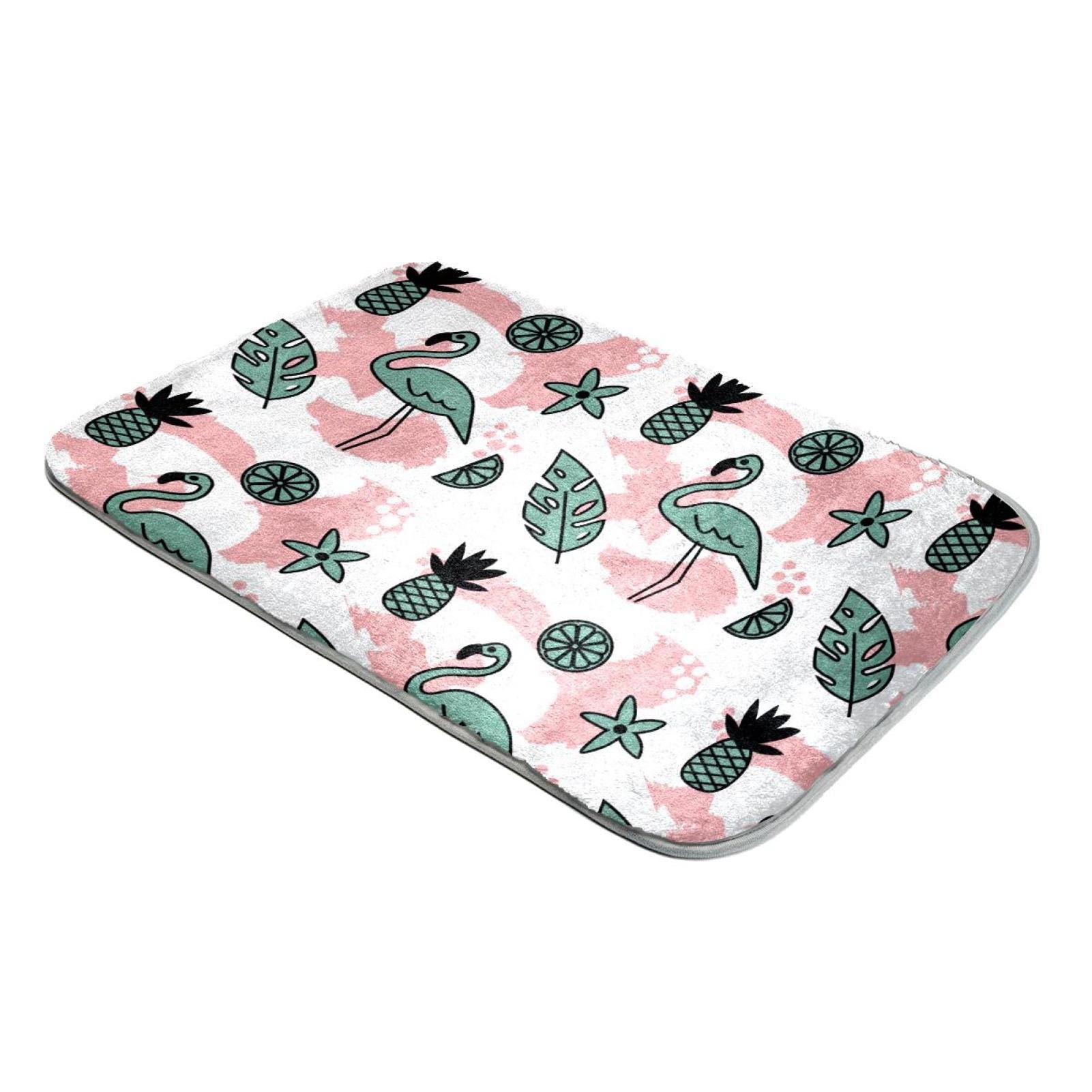 Tapis fausse fourrure flamant rose pour réchauffer le sol du salon