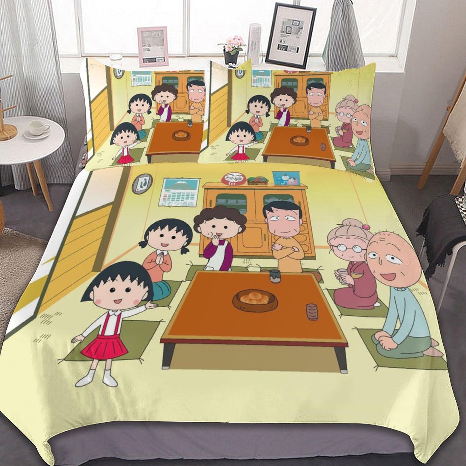 Amazon｜ちびまる子ちゃん 寝具セット シングル寝具カバーセット