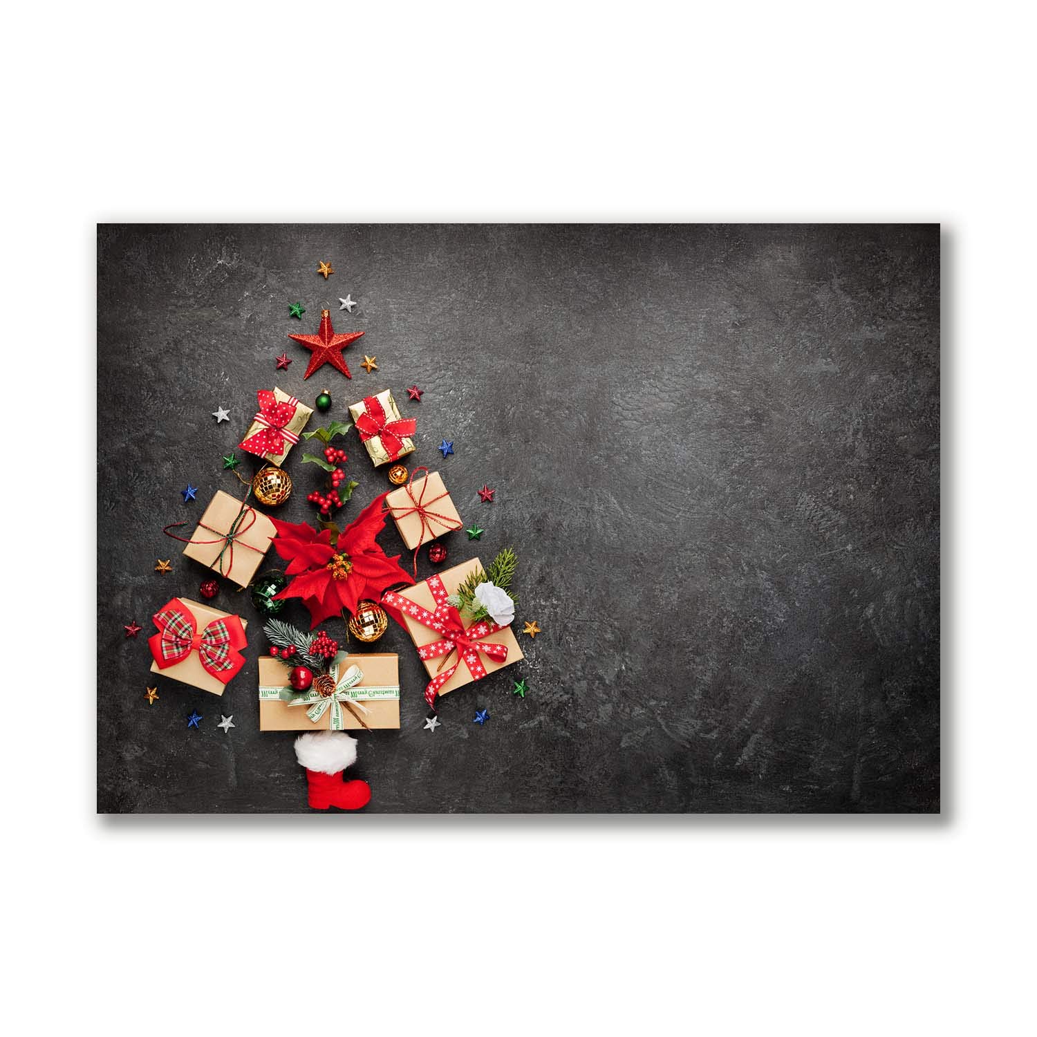Cadeaux de Noël tableau Tulup 100x70 cm une toile abstraite unique