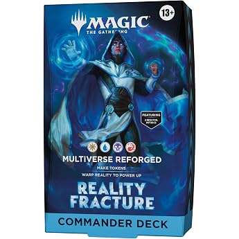 Magic: The Gathering Shattered Reality Commander Deck - A New Multiverse | Deck of 100 Cards + Accessories (English Version)