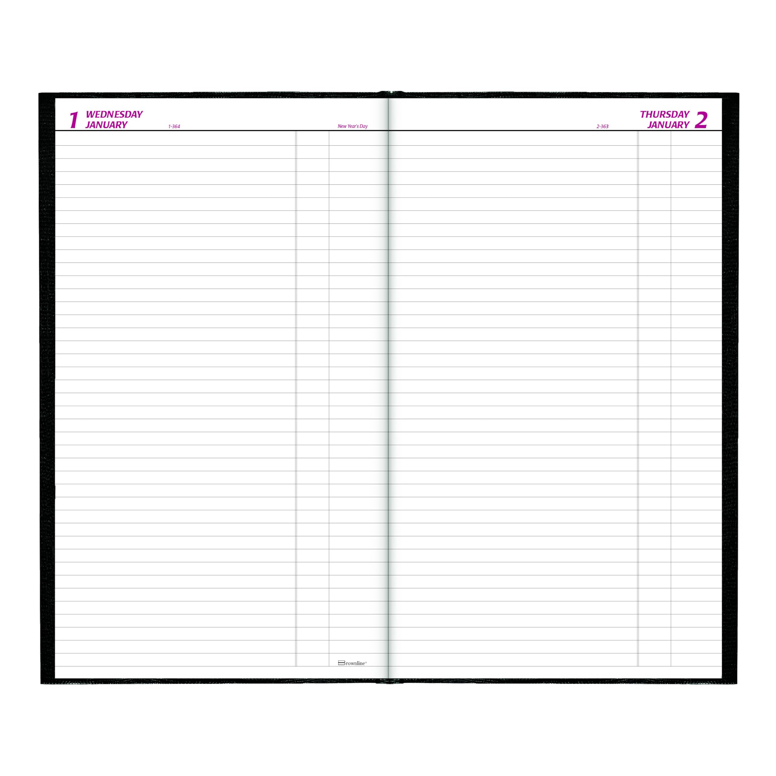 Brownline Daily Calendar Pad Refill, 3-1/2" X 6", January To December 2021, C2R