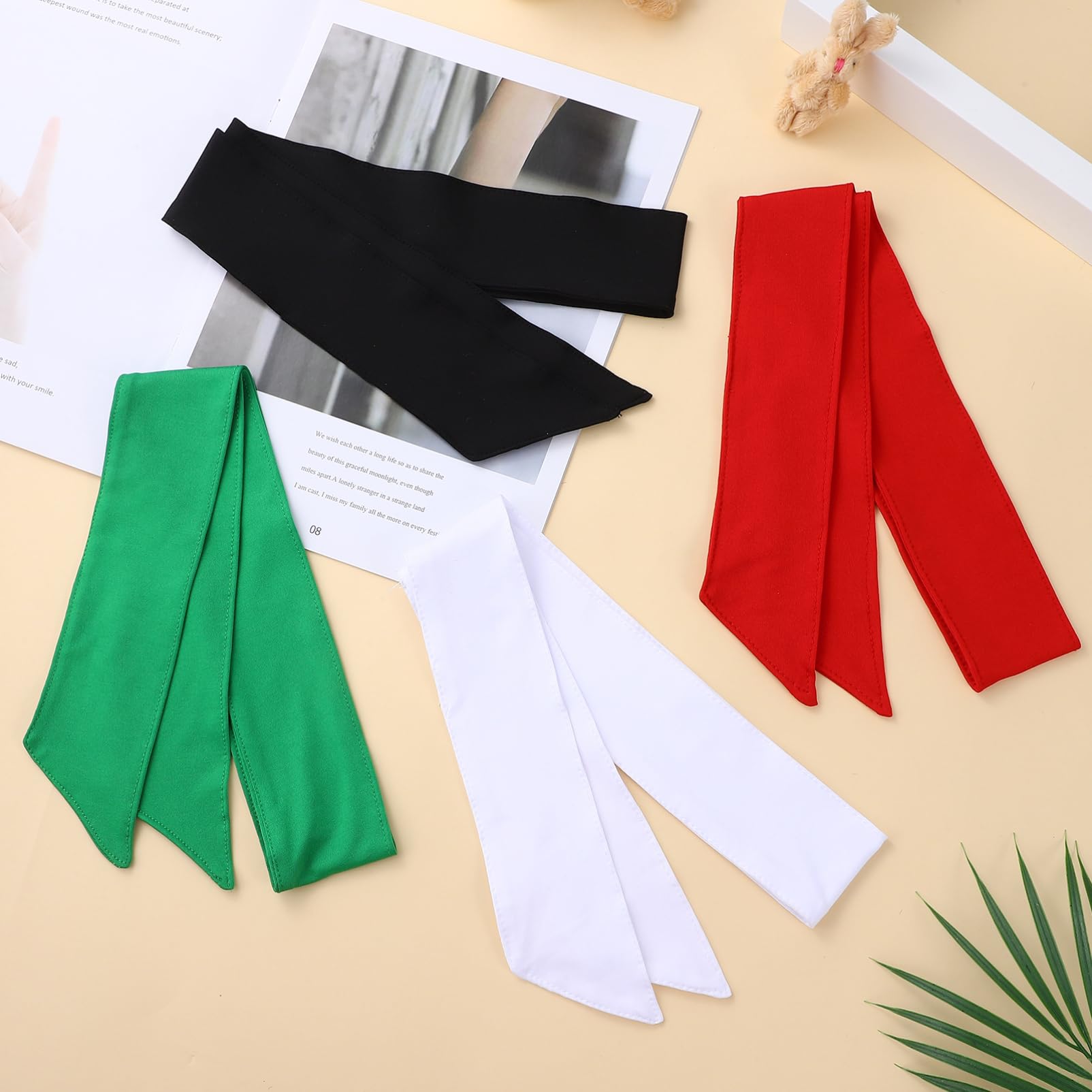 Verstellbare Kopfband Stirnbänder Für Männer Und Frauen Elastische Sport Haarbänder Schweißableitende Bandanas Für Workout Und Freizeitaktivitäten Rot Und Grün