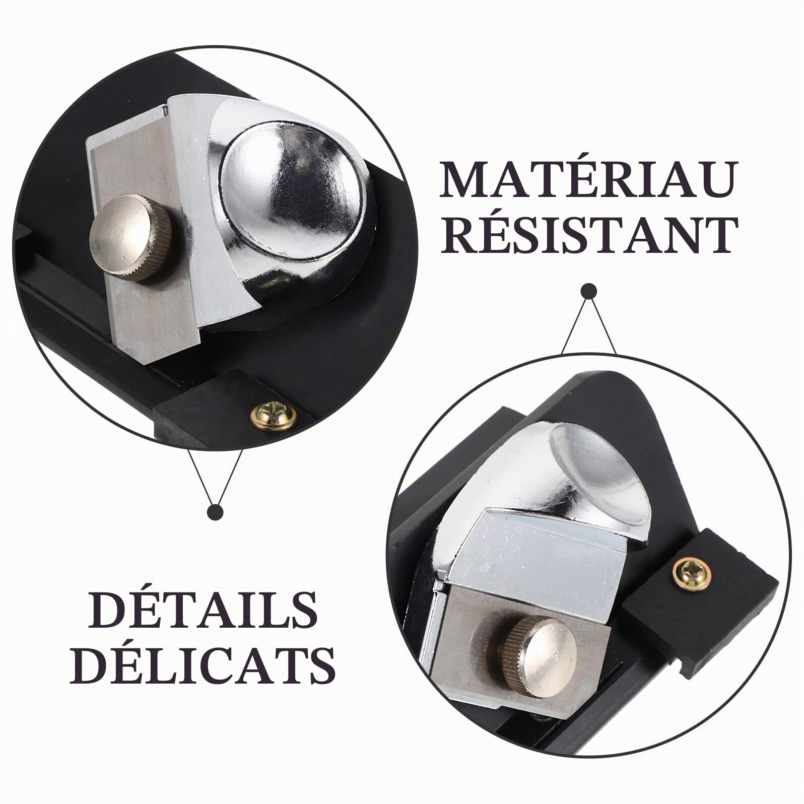 TEHAUX Outil de Coupe Rétractable à Lame Dure 45° Biseauté – Cutter de Précision pour Carton et Passe-partout – Appareil de Découpe Ergonomique pour Encadrement et Loisirs Créatifs