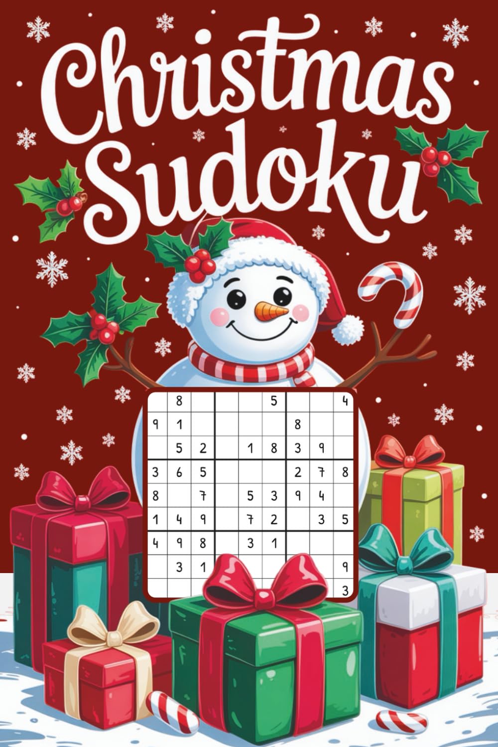 Stocking Stuffers for Teen Girls: White Elephant Christmas Gift: Holiday Sudoku for Teenagers Ages 14-16