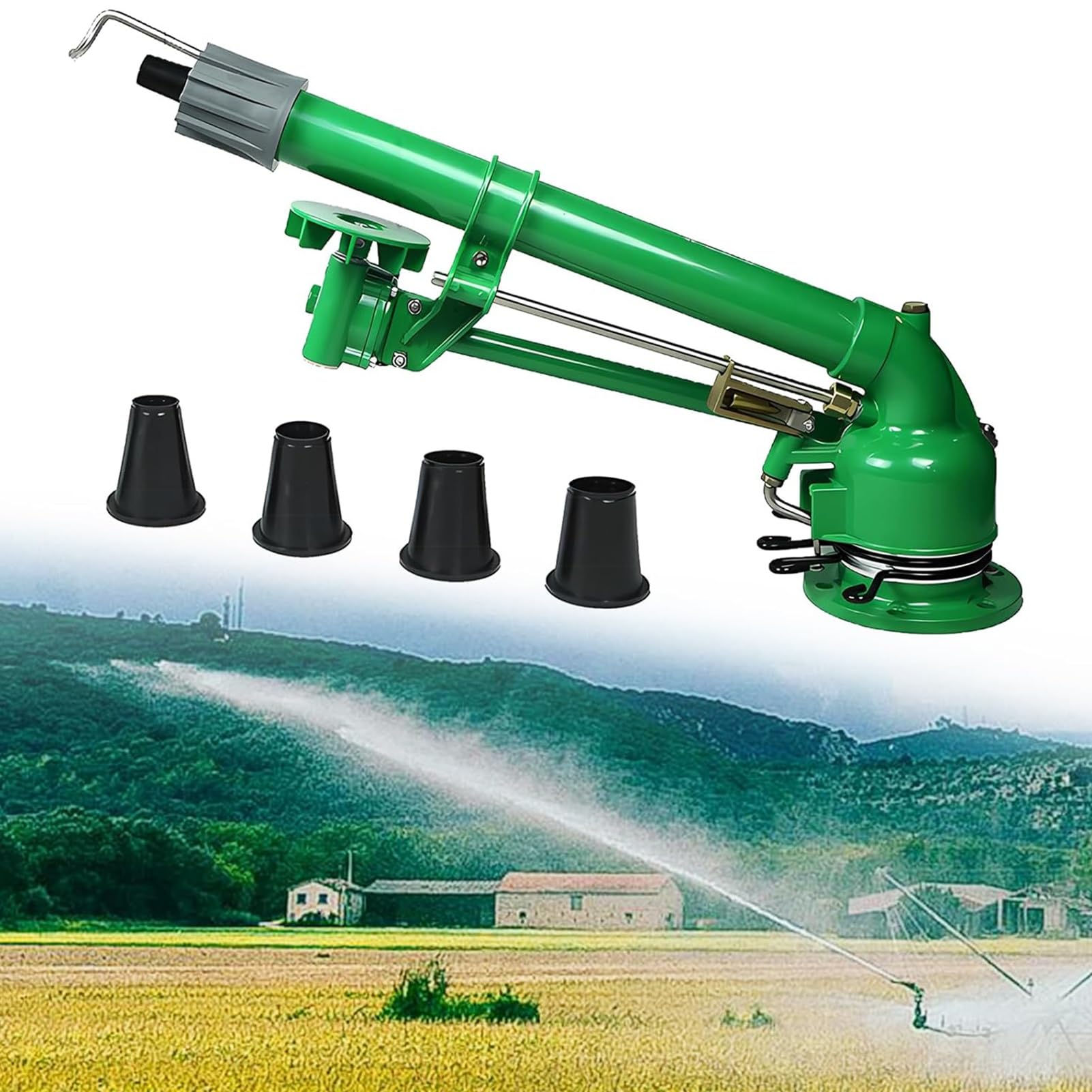 Pistolet de pluie pour arrosage de grand jardin et culture de plaine