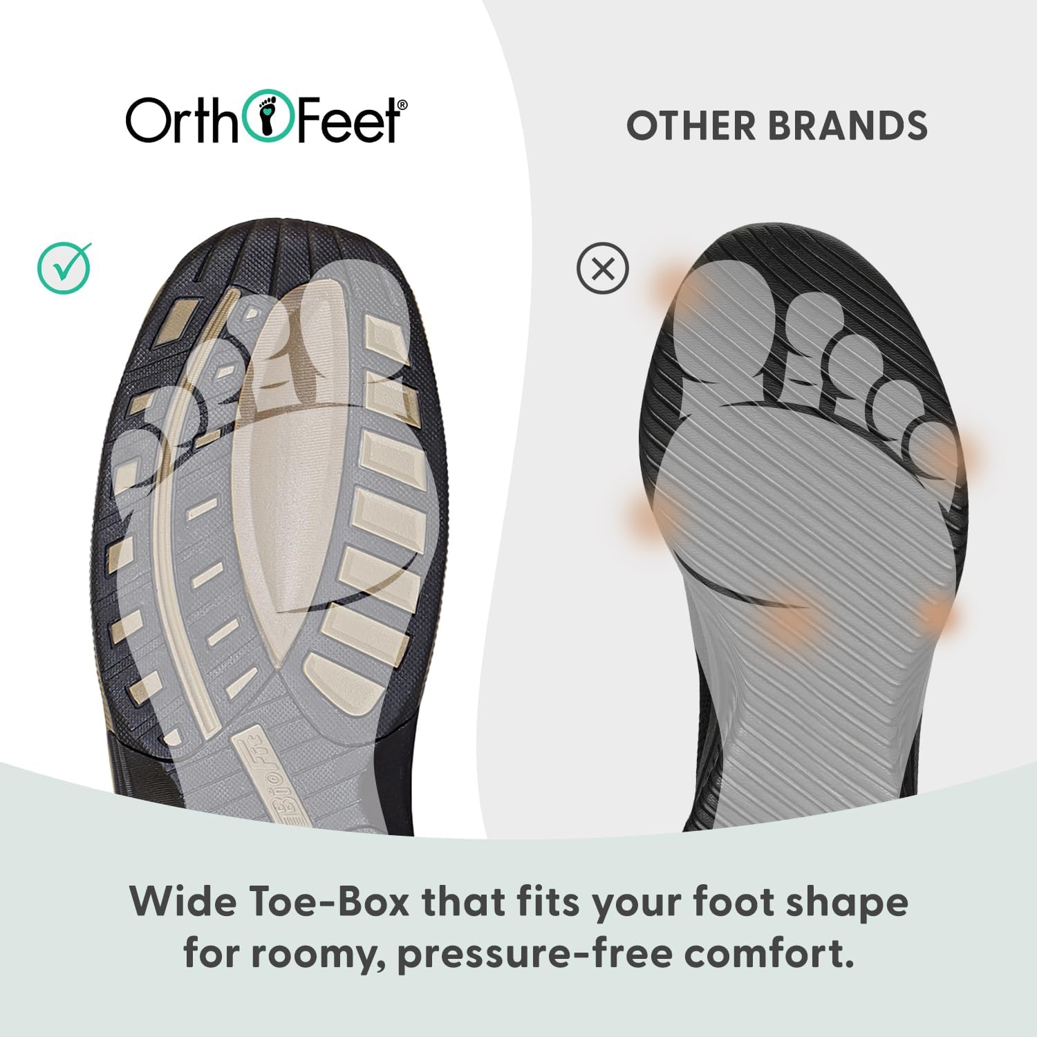 Orthofeet mens ClearwaterSandal - Image 6