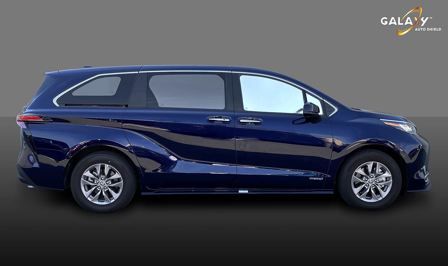 GalaxyAutoShield Custom Fit Front Side Sunshades (2pcs) for 2021 2022 2023 2024 2025 2026 Toyota Sienna Minivan, Insulated Privacy Accessories Blockout UV Reflector Protection - Made in USA