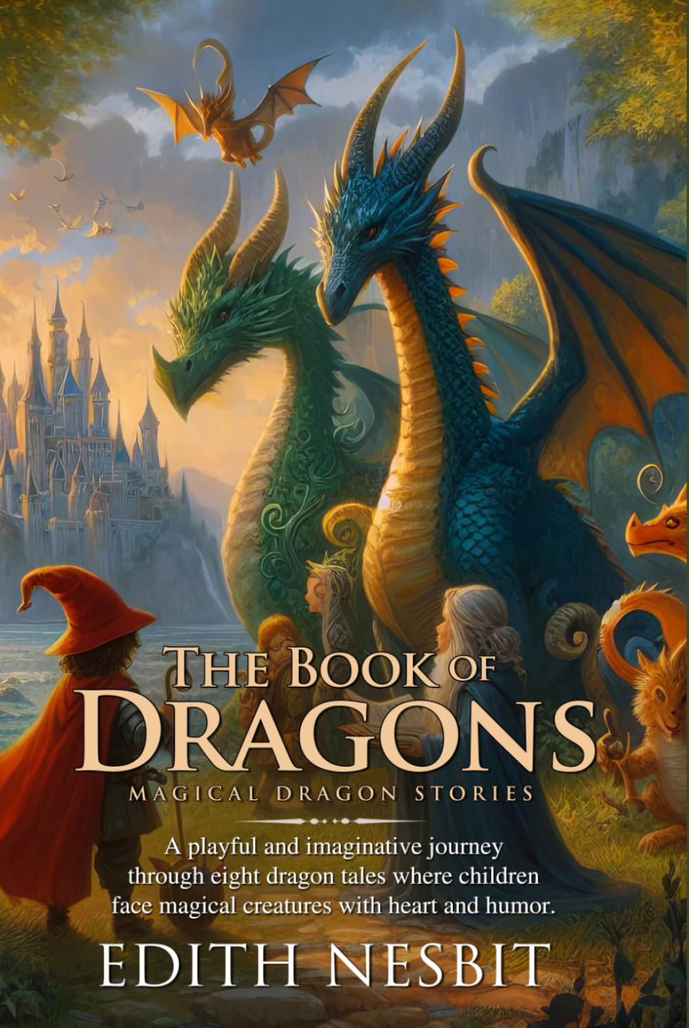 The Book of Dragons (Illustrated, Annotated): Eight whimsical tales where dragons and children meet in magical, humorous adventures.