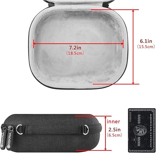 Miniatura 4 de Geekria Shield - Funda para auriculares compatible con Sony WH-1000XM41000XM31000XM2XB910N, MDR1000X, bolsa de transporte de viaje de repuesto con