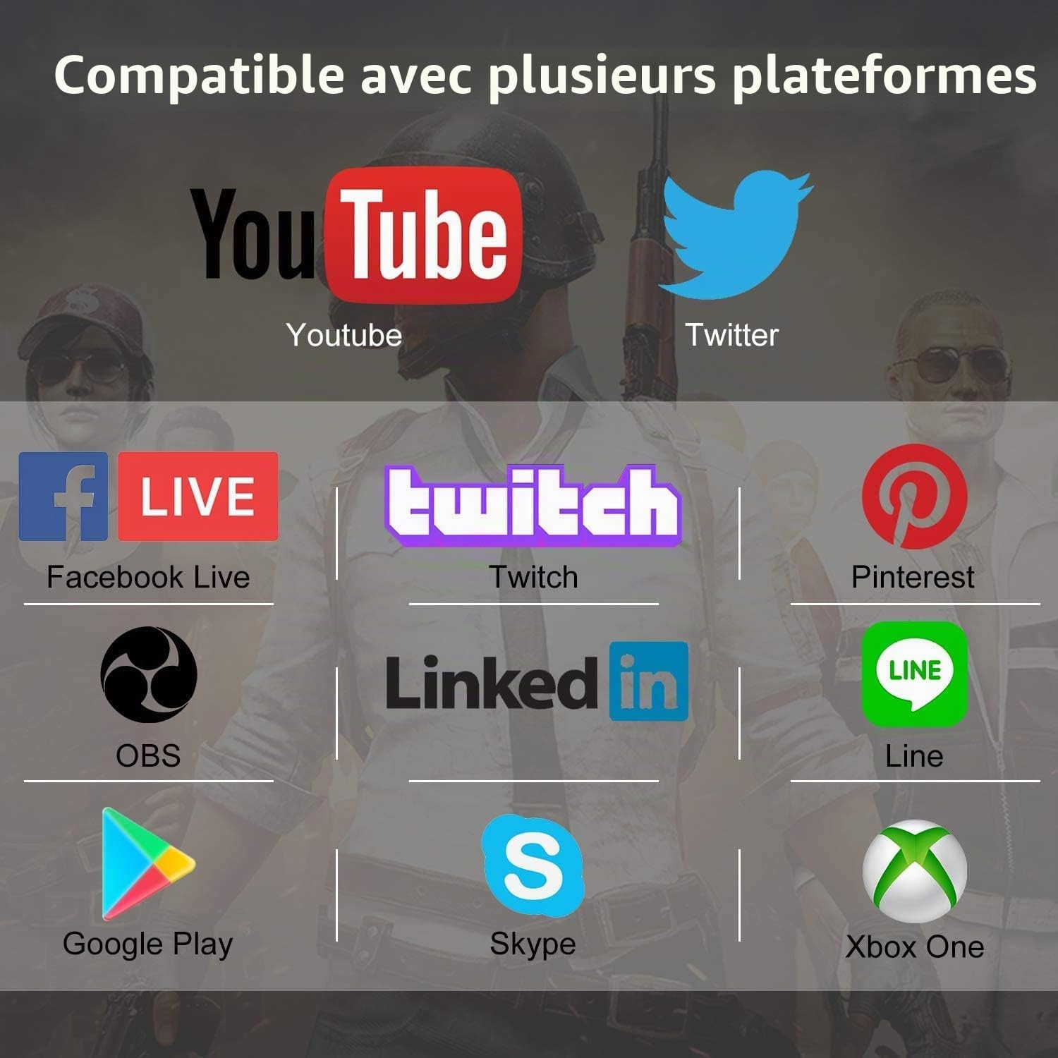 Carte de capture vidéo HDMI Azuxreza pour commutateur, 4K pour le streaming avec USB 3.0 et 2K 30 FPS Game Capture pour Nintendo Switch/PS5/Xbox/PS4/Steam Deck