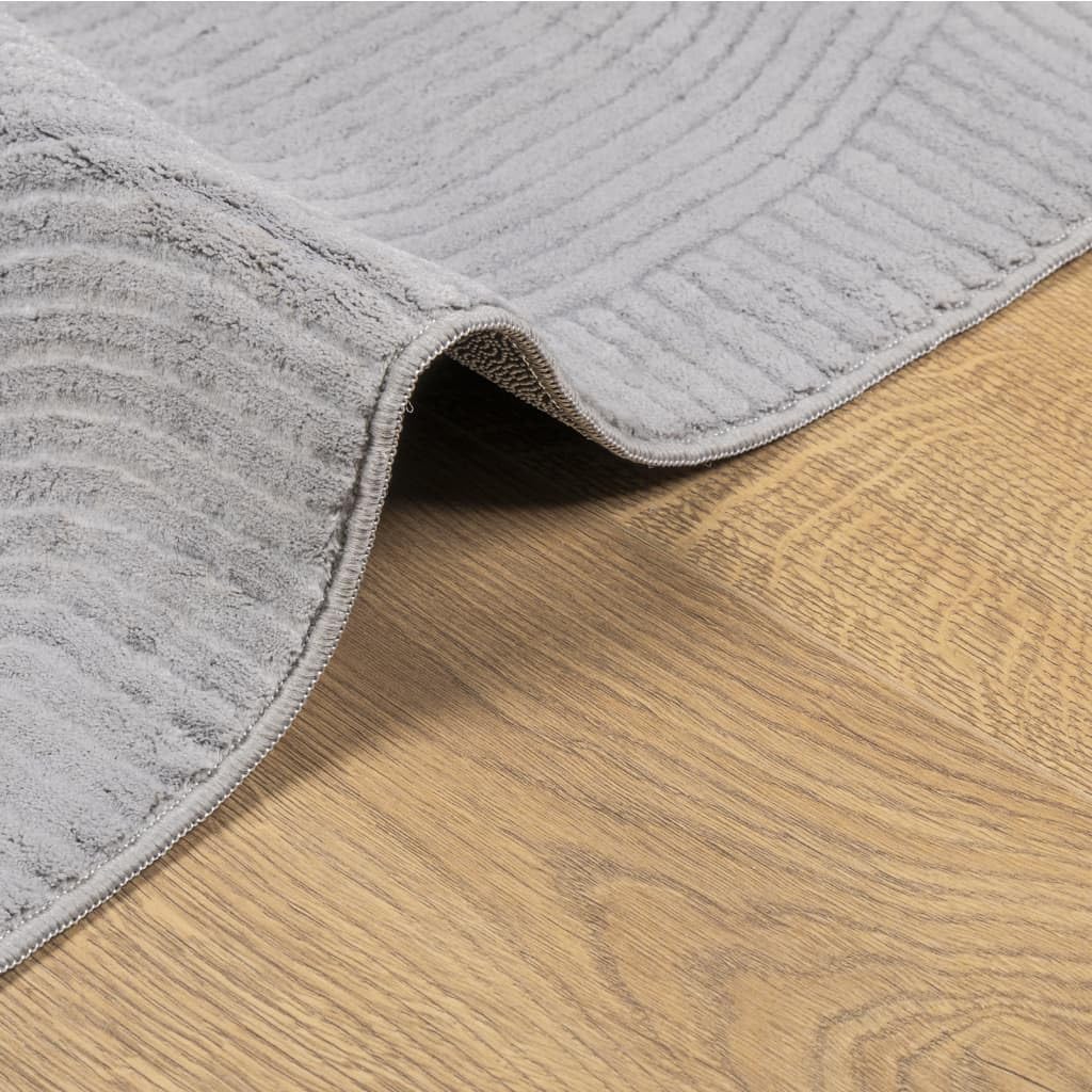 Tapis IZA Poils Courts Style scandinave Gris 120x170 cm,Maison & Jardin,Décorations,Tapis,3.9 kg-375452