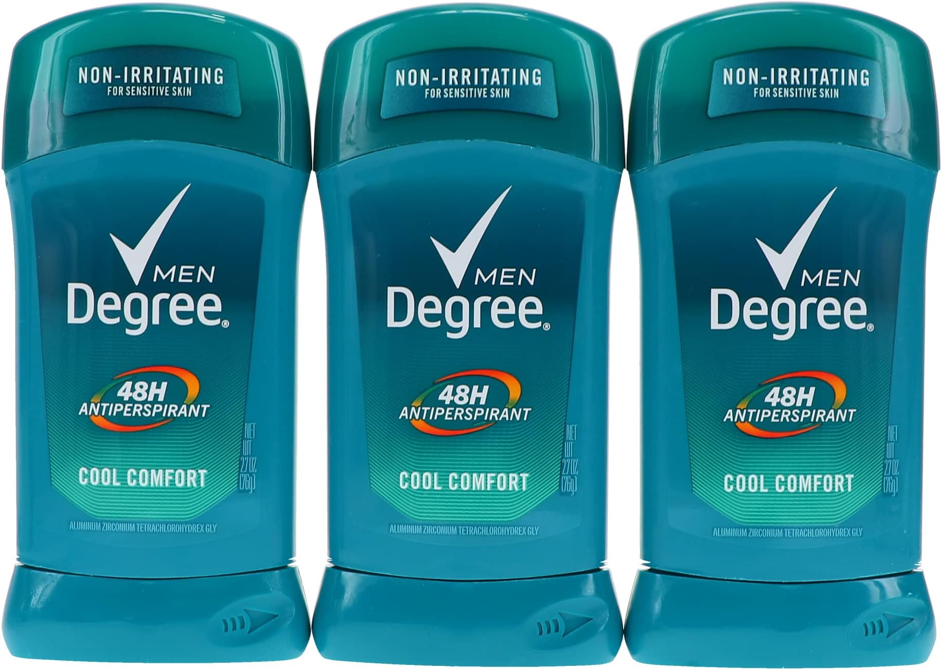 Mens Anti-Perspirant & Deodorant - Cool Comfort 80 ml (Pack of 3)