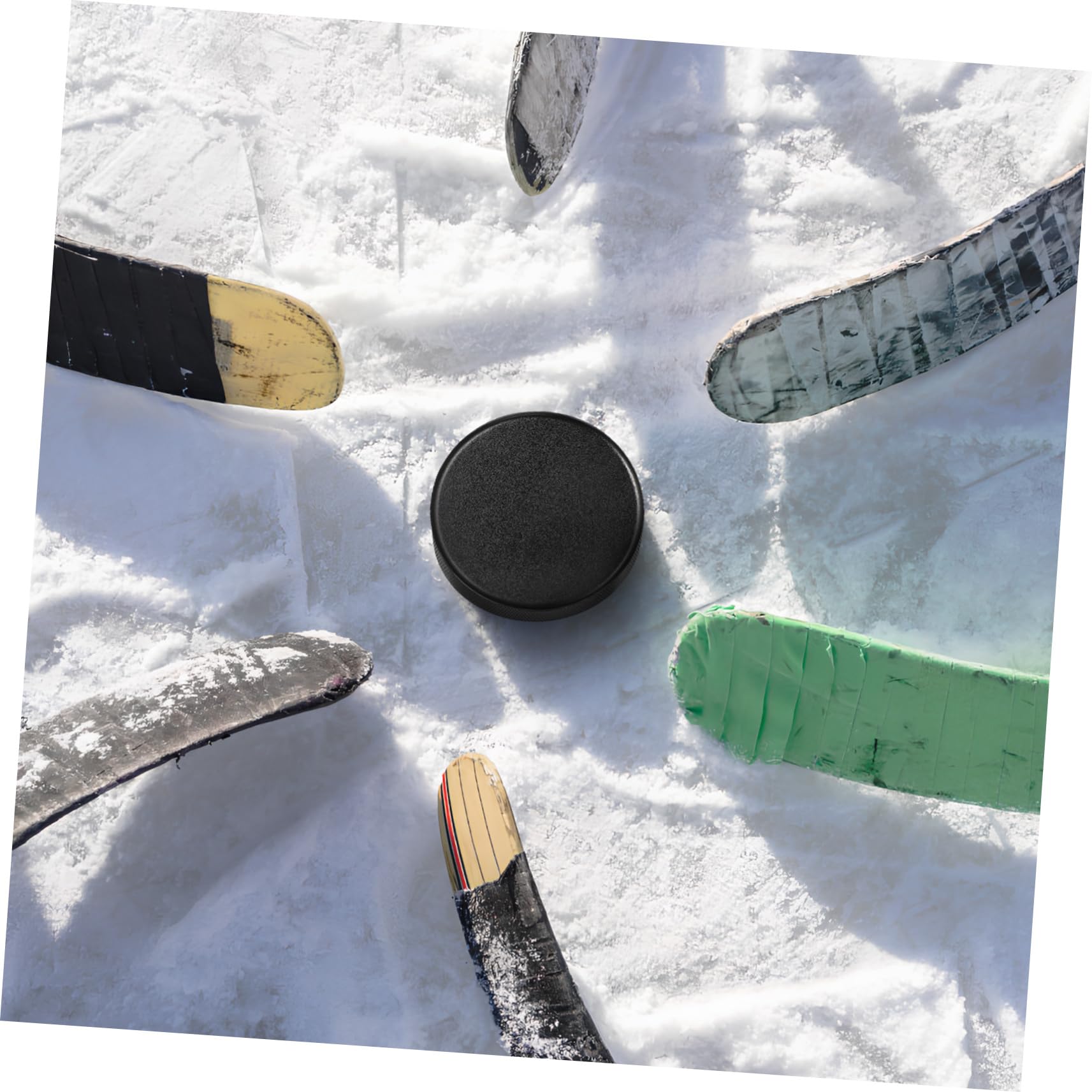 Palet Pièces De Hockey Sportif De Rondelle De Hockey Rondelle De Hockey sur Air Hockey sur Rondelles Orange Rondelles De Hockey pour Enfants Black Unité Centrale