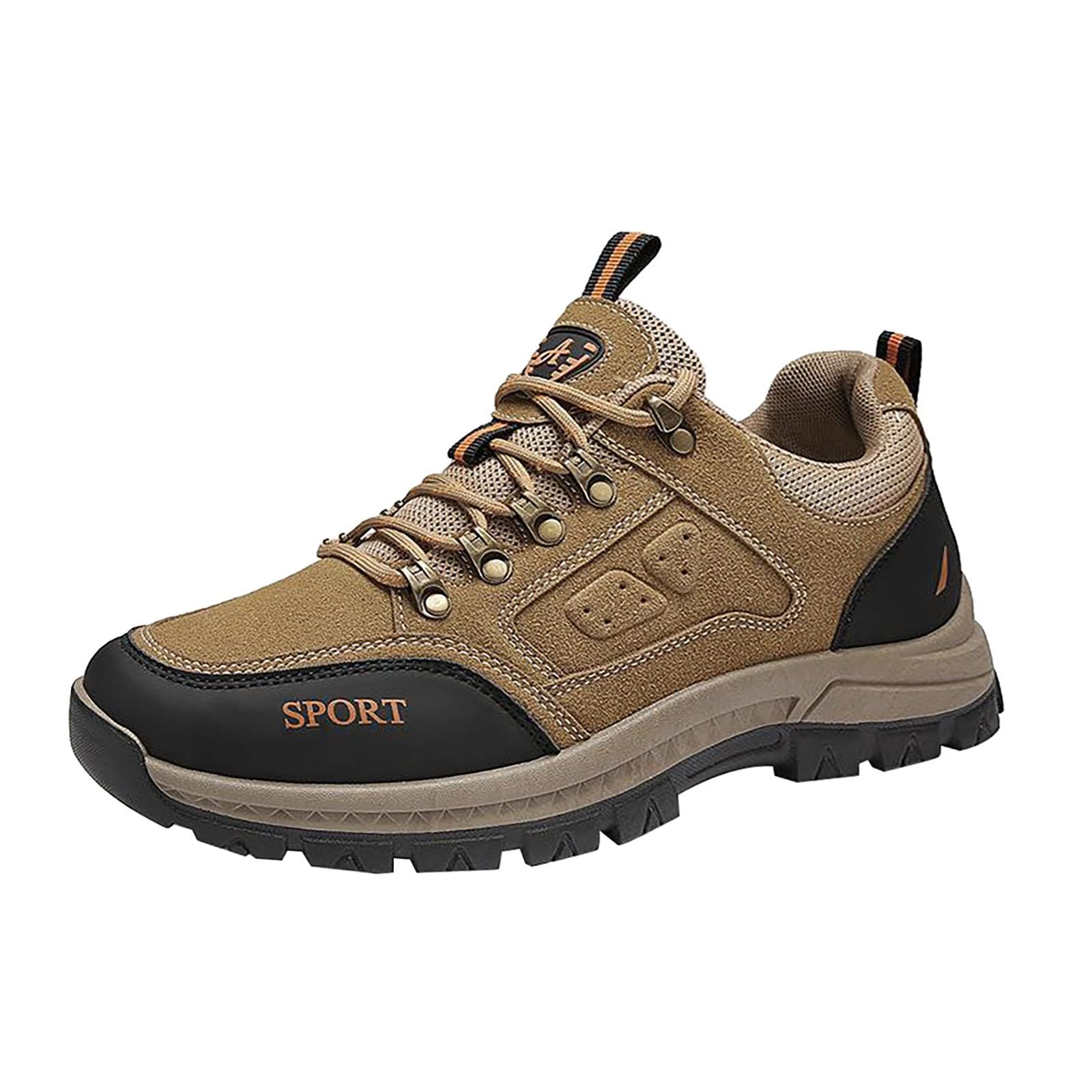 Scarpe da trekking da uomo con piede largo, scarpe sportive leggere con