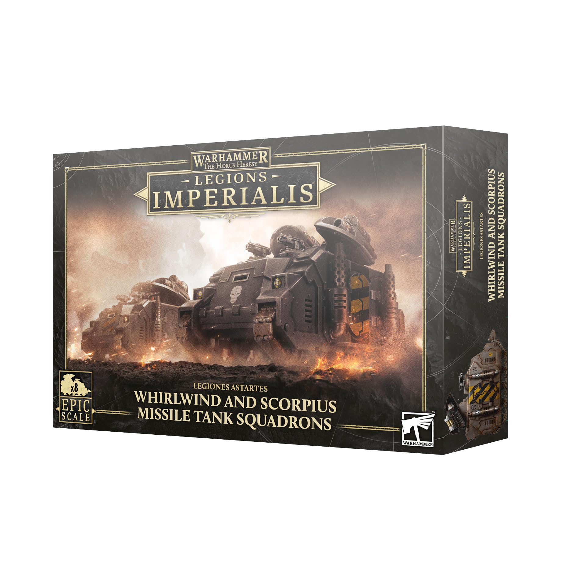 Games Workshop Legions Imperialis: Whirlwind/Scorpius Missile Tank Squadron - Tabletop Miniatures Wargame