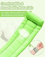 Vista 2 de Correa de muñeca antipérdida, paquete de 2 correas de seguridad para niños pequeños con cerradura de llave, arnés reflectante para caminar