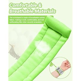 Dr.meter Kids Leash for Toddler, Reflective Anti Lost Wrist Link with Key & Lock, 8.2ft Safety Wristband Child Walking Harness for Supermarket Mall Airport Amusement Park Zoo Travel Essencials