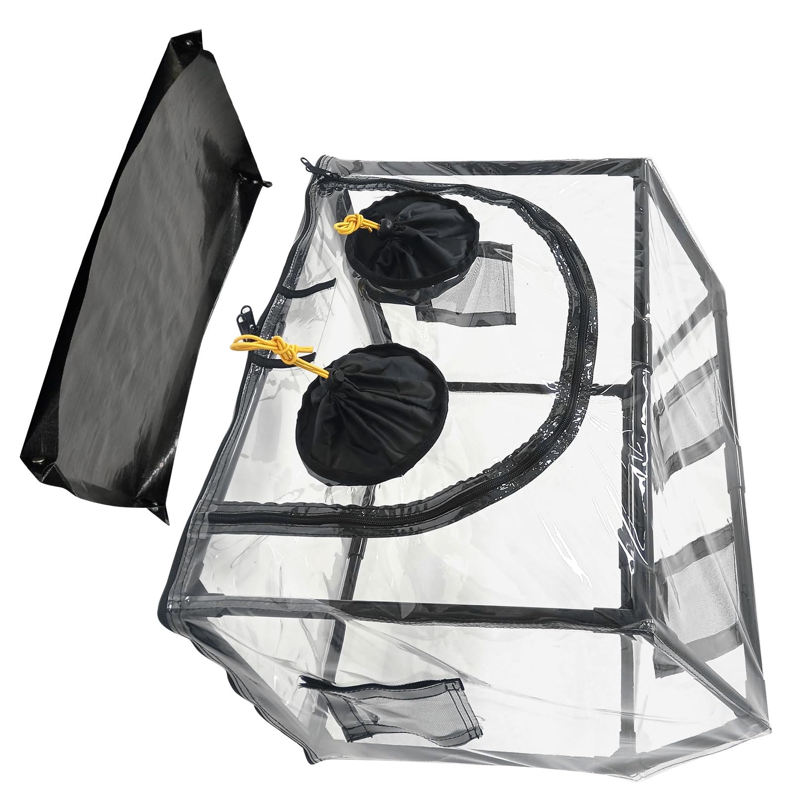 Starter Plant Farm Set Contains Clear PVC Case and Growing Bag for Home Use Organic Mushroom Cultivator