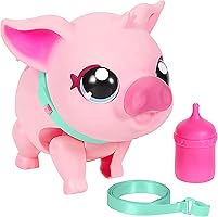 Little Live Pets 674 26366 EA Pet Piggly | Suave y Jiggly Interactive Toy Pig Que Camina, Baila y Nuzzles. 20+ Sonidos y...