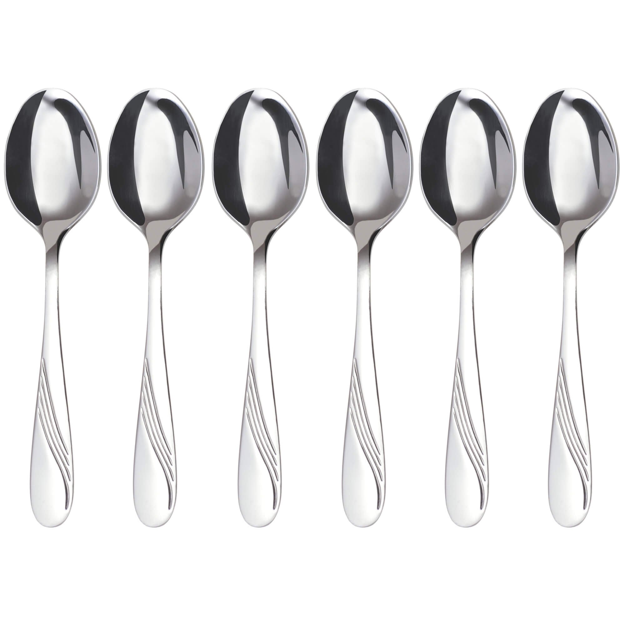 'Gräwe Set de couverts pour 6 personnes, 48 Pièces – Ménagère avec présente de et couverts de service en acier inoxydable, inoxydable, sans nickel – Serie Stralsund "