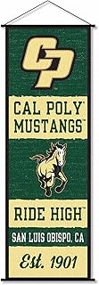 Cal Poly Mustangs Banner and Scroll Sign