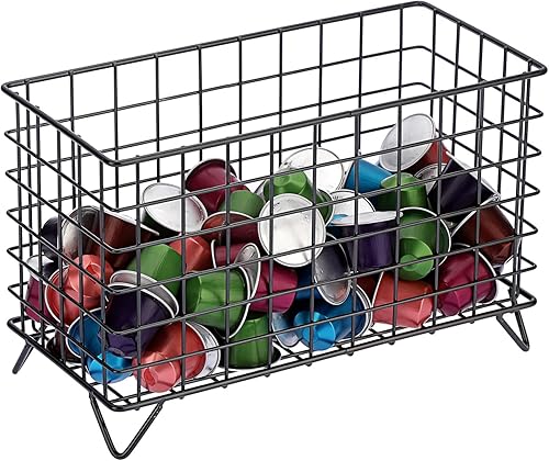 ELLDOO Soporte para cápsulas de café, organizador de cápsulas de café de gran capacidad para cápsulas K Cup Keuring Espresso Cápsula de café, cesta