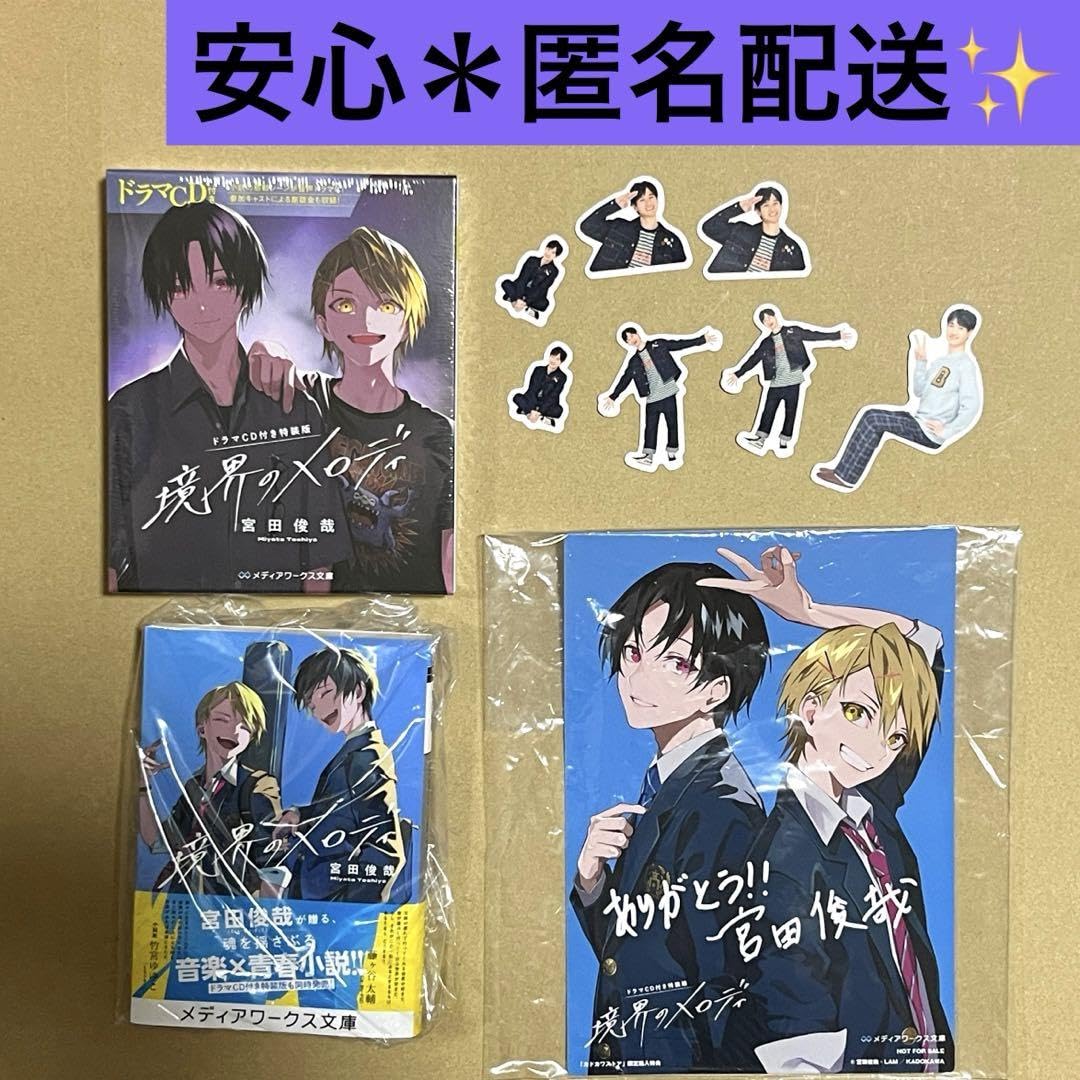 Amazon.co.jp: 宮田俊哉 境界のメロディ 文庫本&DVD 特典カード : おもちゃ