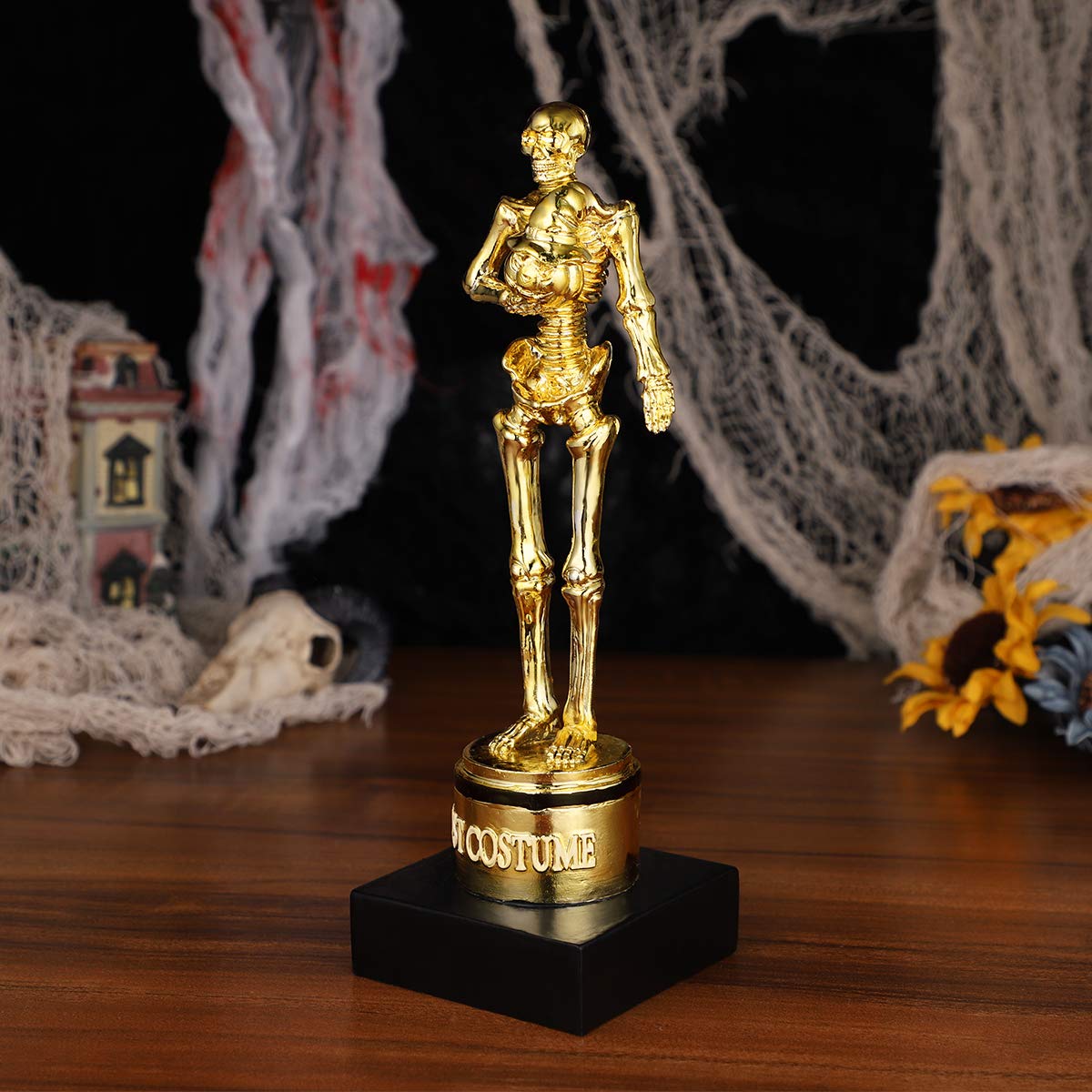 24 Médailles Et Rubans Trophée Halloween - Récompenses Fête Concours Déguisement Pour Enfants Et Adultes - 4