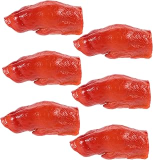 Toddmomy Realistic Mini Pig Feet Prop Simulation Food Model for Kitchen Display and Event Decoration 1.77 Inch Lifelike Pig Feet Shape Model
