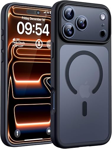 Miniatura 549 de TOCOL Funda magnética para iPhone 15 Pro Max, protección completa mejorada de la cámara, compatible con Magsafe, protección contra caídas, funda