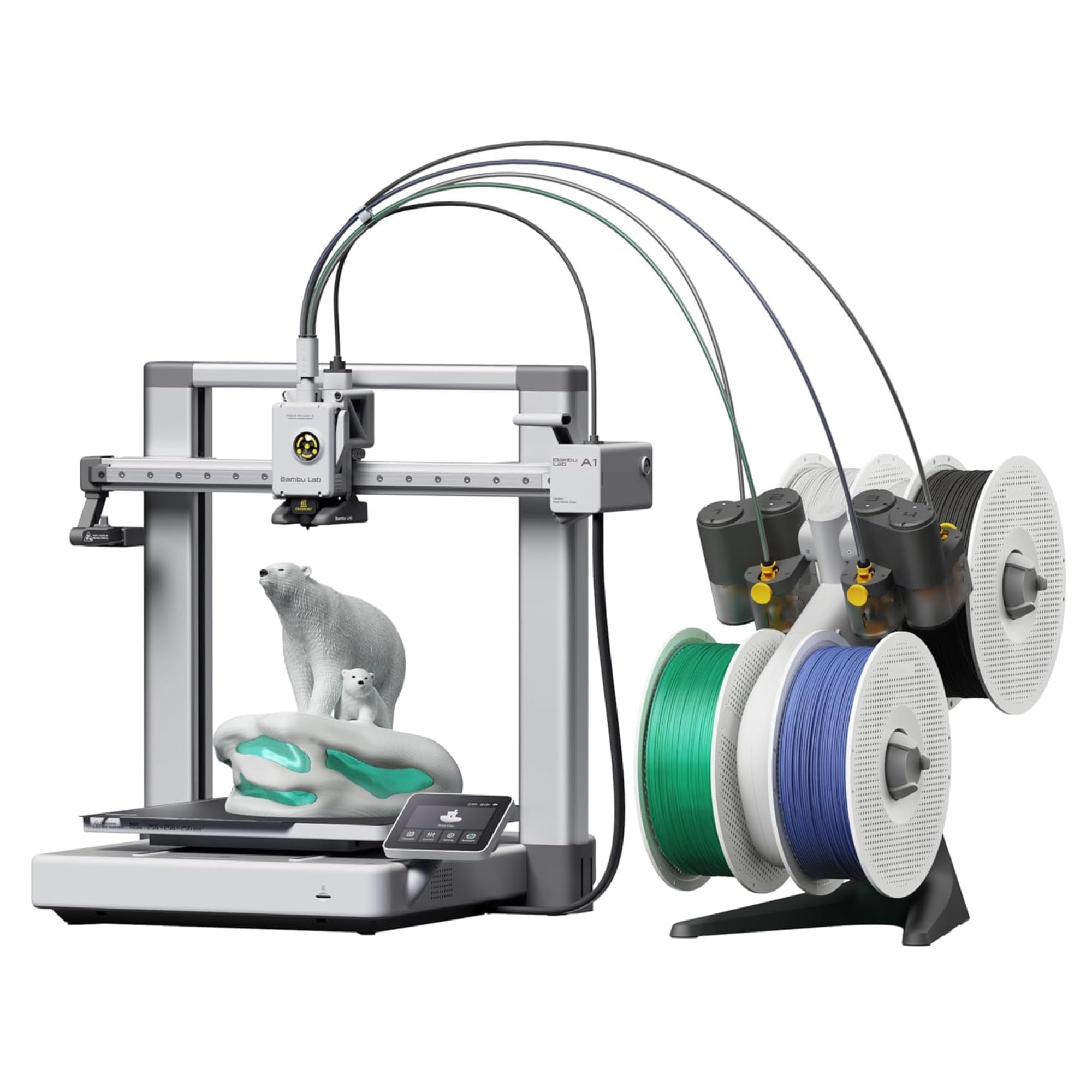 Bambu Lab A1 Combo 3D プリンター、AMS lite付き、 Bambu Lab A1 Combo, A1 3D Printer and AMS lite, Support Multi