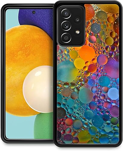 CARLOCA Funda compatible con Samsung Galaxy A53 5G, diseño gráfico de identidad de mármol de gotas coloridas, a prueba de golpes, antiarañazos, para CARLOCA Funda compatible con Samsung Galaxy A53 5G, diseño gráfico de identidad de mármol de gotas coloridas, a prueba de golpes, antiarañazos, para