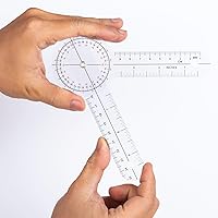 Vista 6 de OIIKI Juego de goniómetros de 6 pulgadas/360 grados