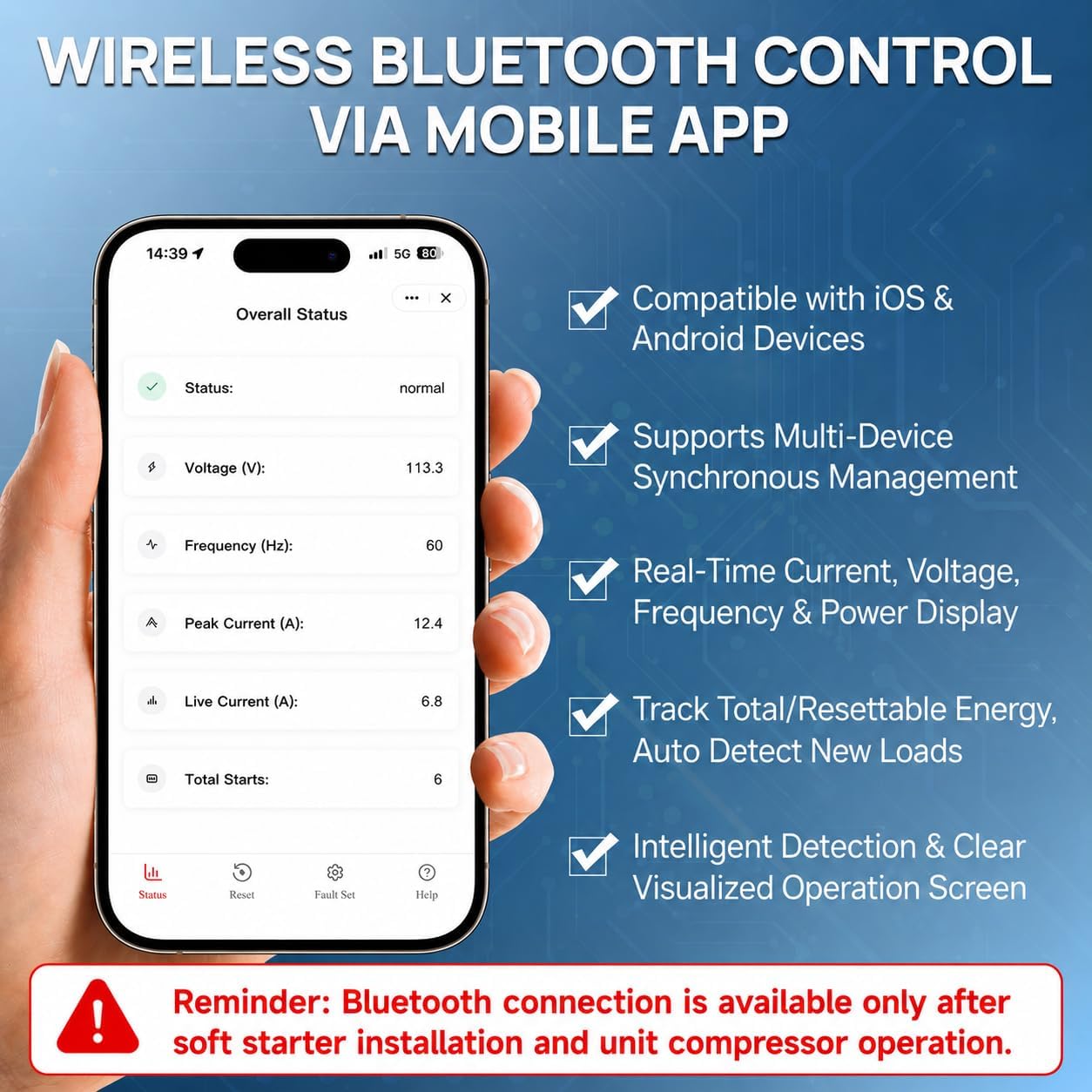 TURBRO Bluetooth Soft Starter for RV AC & HVAC Units