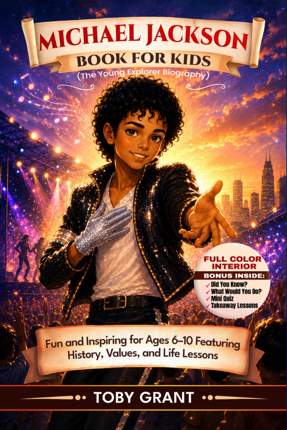 Michael Jackson Book for Kids (The Young Explorer Biography): Fun and Inspiring for Ages 6–10 Featuring History, Values, and Life Lessons