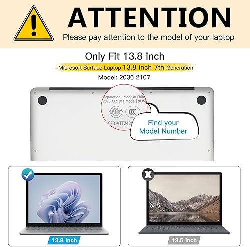 Vista 50 de FILMEXT Filtro protector de pantalla de privacidad totalmente extraíble para Microsoft Surface Pro X/Surface Pro 8, filtro antirreflejo antiespía